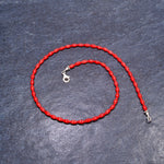 Rote Korallen Halskette