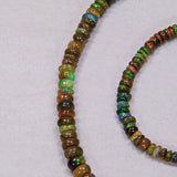 Schwarzer Opal Halskette