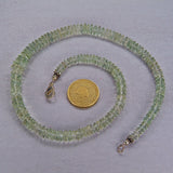 grüne Amethyst (Prasiolith) Halskette