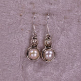 Ohrringe aus Perlen und Sterlingsilber